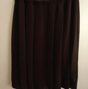 Brown Sheer Bubble Skirt- Size: 6